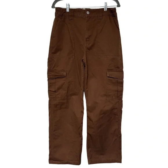 {BDG} High Rise Y2K Baggy Wide Leg Cargo Carpenter Utility Pants - Picture 1 of 6